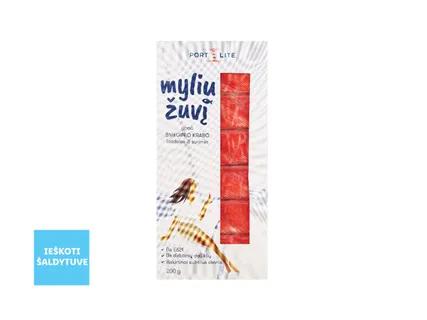 Krabų skonio lazdelės iš surimio