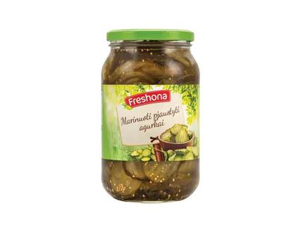 Marinuoti pjaustyti agurkai