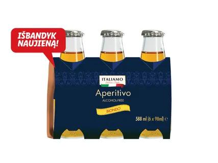 Nealkoholinis gazuotas gaivusis gėrimas „Aperitif Biondo“