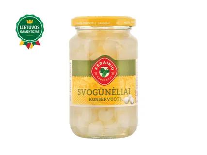 Konservuoti svogūnėliai