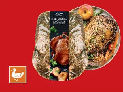 DELUXE Marinuota antis su obuolių įdaru