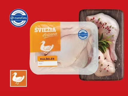 Šviežios ančių kulšelės