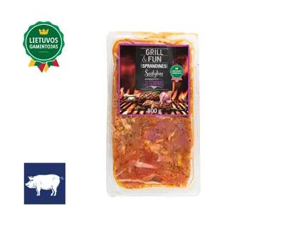 GRILL & FUN Kiaulienos sprandinės šašlykas česnakiniame marinate