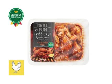 GRILL & FUN Vištienos peteliai paprikų marinate