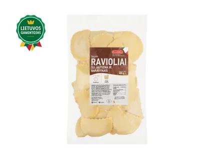 BRAVO PASTA Itališko stiliaus virtiniai su jautiena ir grybais