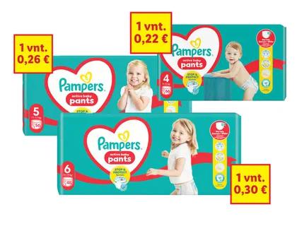 PAMPERS Sauskelnės - kelnaitės „Active baby pants“