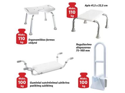 RIDDER® Vonios sėdynė, kėdutė arba palipa į vonią