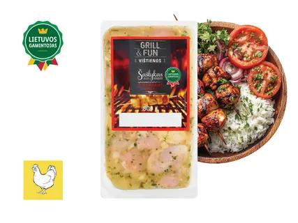 GRILL & FUN Vištienos šašlykas su žolelėmis