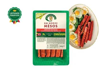 KREKENAVOS Karštai rūkytos „Medžiotojų“ dešrelės
