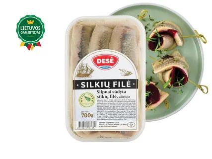 DESĖ Silpnai sūdyta silkių filė aliejuje