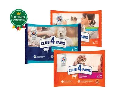 CLUB4PAWS Drėgnas pašaras šunims arba katėms