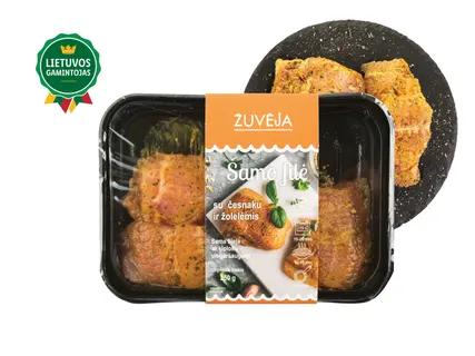 ŽUVĖJA Šamo filė su česnakais ir žolelėmis