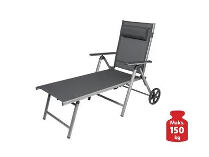 LIVARNO home Gulimasis krėslas iš aliuminio