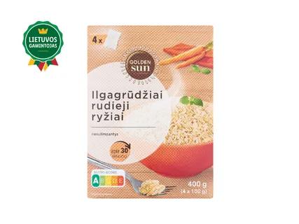 GOLDEN SUN Ilgagrūdžiai rudieji ryžiai