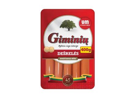 Utenos Mėsa „Giminių“ dešrelės