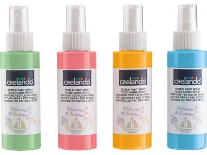 crelando® Tekstiliniai purškiami dažai