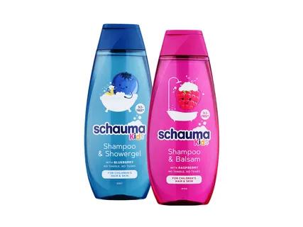 Schauma Kids Šampūnas ir balzamas arba šampūnas ir dušo gelis
