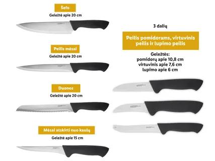 Silvercrest® Virtuvės peilis arba peilių rinkinys