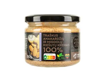 Nutvila Traškus anakardžių ir migdolų riešutų kremas
