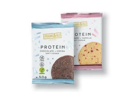 Frank & Oli Veganiškas minkštas baltyminis biskvitas