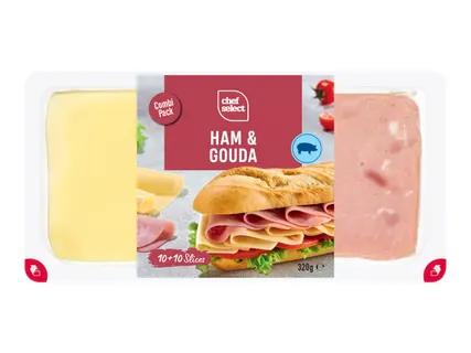 Chef Select Sūrio Gouda ir kumpio rinkinys