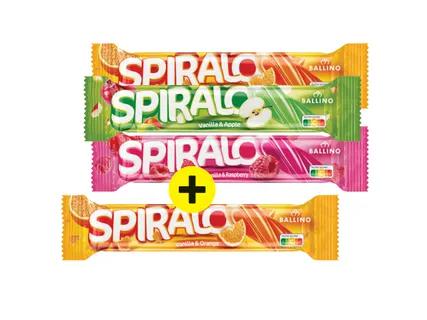 Prekė: Spiralo Vaniliniai ledai su vaisiniu glaistu