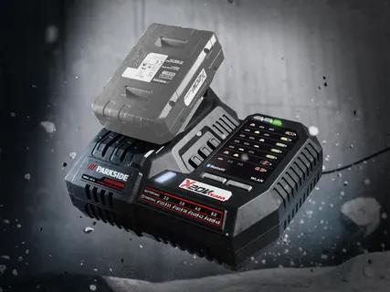 Parkside Performance® Išmaniojo akumuliatoriaus kroviklis 20 V / 12 A PLGS 2012