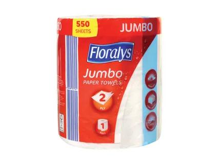 Prekė: Floralys Popieriniai rankšluosčiai Jumbo