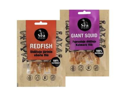 Sea Snacks Vytintos žuvies filė juostelės
