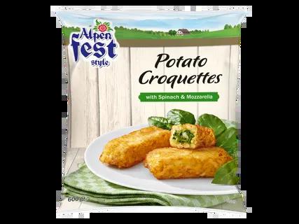 Alpen Fest Bulviniai kroketai su sūriu ir žolelėmis