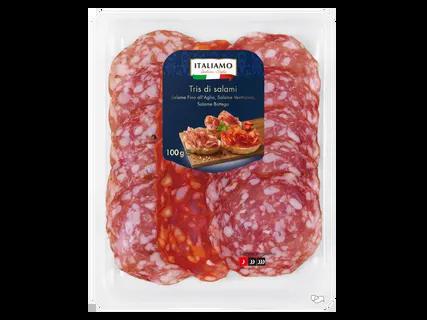 Italiamo Trijų rūšių saliamis „Salame fino all’aglio“