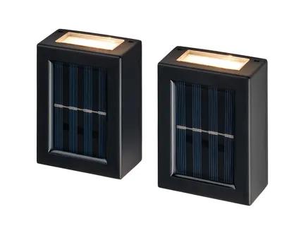 LIVARNO home Sieninis LED lauko šviestuvas su saulės baterija
