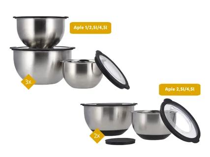 Prekė: Silvercrest® Maišymo indų rinkinys iš nerūdijančiojo plieno