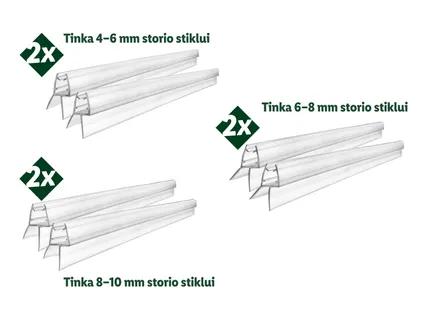 PARKSIDE® Dušo kabinos durų sandarinimo juostos
