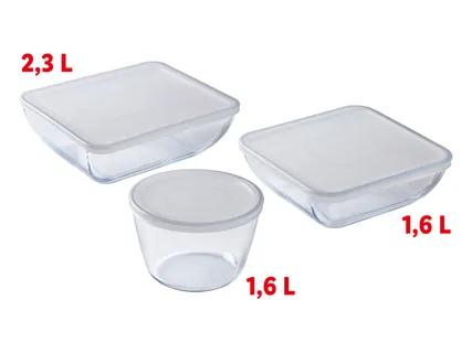 PYREX® daily Stiklinis indelis su dangteliu