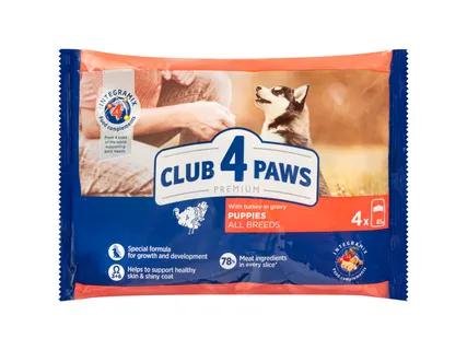 Club4paws Drėgnas šunų pašaras su kalakutiena