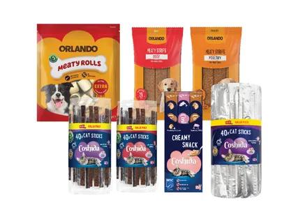 „Coshida“ ir „Orlando“ augintinių užkandžiams -20%