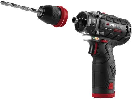 Parkside performace® 12 V akumuliatorinio gręžtuvo–suktuvo rinkinys PBSPA 12