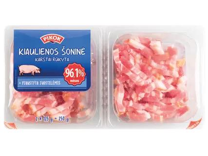 Pikok Šaltai rūkyta pjaustyta kiaulienos šoninė