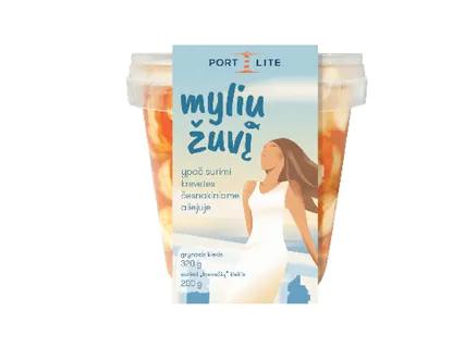 Port Lite Surimio krevetės česnakų skonio aliejuje