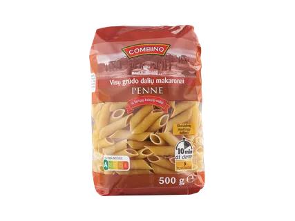 Combino Visų grūdo dalių makaronai „Penne“