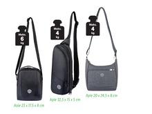 Krepšys arba rankinė su apsauga nuo vagystės
