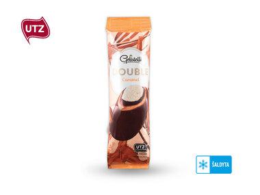 Prekė: Karameliniai ledai su dvigubu šokolado sluoksniu