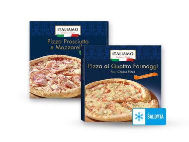 Prekė: Itališko stiliaus pica su kumpiu ir mocarela arba keturių sūrių