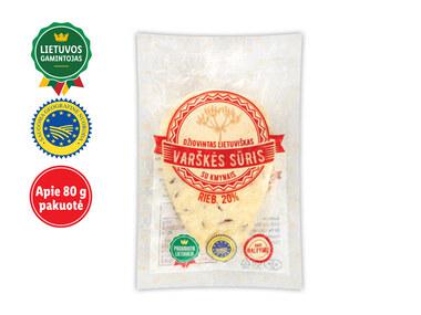 Prekė: Džiovintas lietuviškas varškės sūris su kmynais