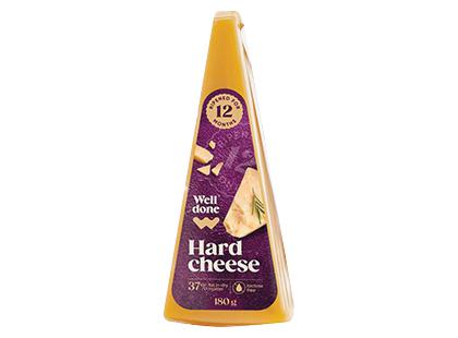 Kietasis sūris WELL DONE*, 37 % rieb. s. m., brandintas 12 mėn., 180 g