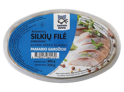 Silkių filė aliejuje DAUPARŲ ŽUVIS*, 300 g