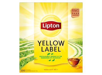Juodoji arbata LIPTON YELLOW LABEL*, 1 dėž. (100 vnt.)