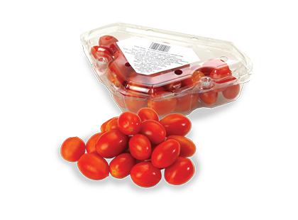 Prekė: Smulkiavaisiai slyviniai pomidorai (fasuoti), 250 g