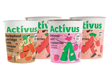 Mazuma.lt | „Greitai paruošiama avižinių dribsnių; grikių košė ACTIVUS ...